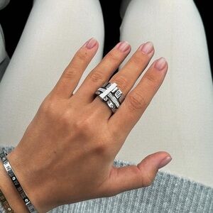 Silver Roman Numeral Ring – Unisex Style